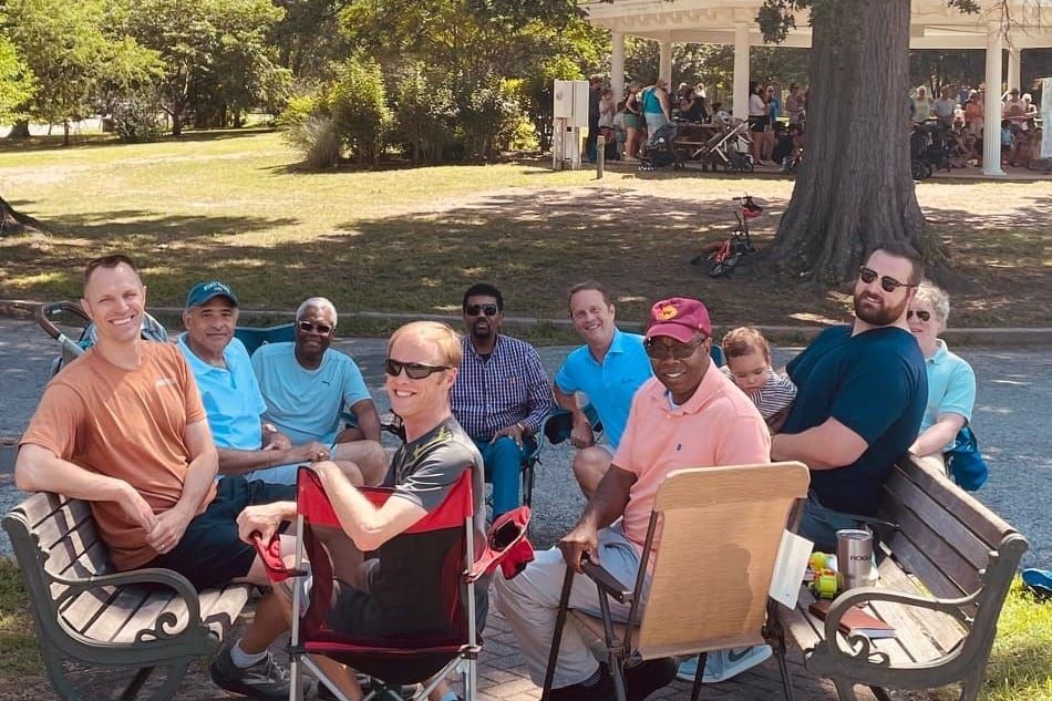 Seeking friendship, a group of men ended up breaking down barriers