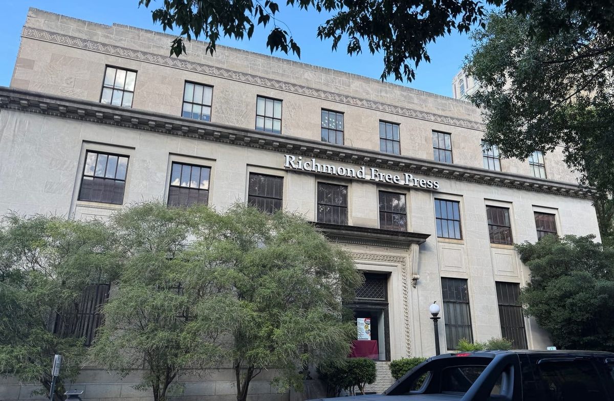 The Richmond Free Press building, a downtown landmark, is for sale