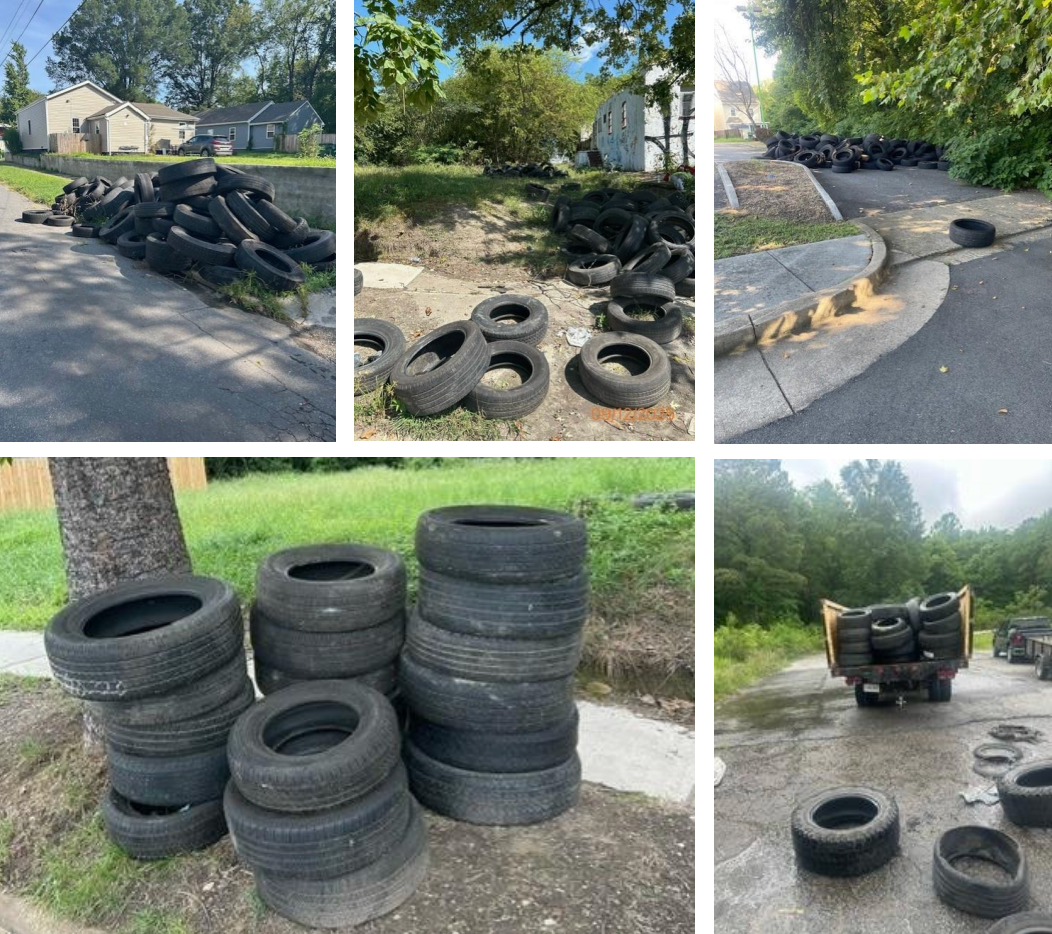 DPW had to retrieve 3,400 illegally dumped tires last year. It hopes cameras could help.
