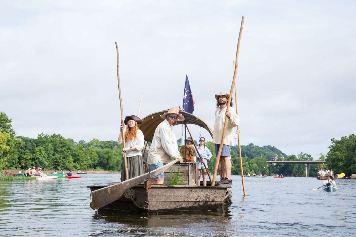 Richmond's Flag, Part 3: Modern day boatmen recreate the freedom of the batteaux era