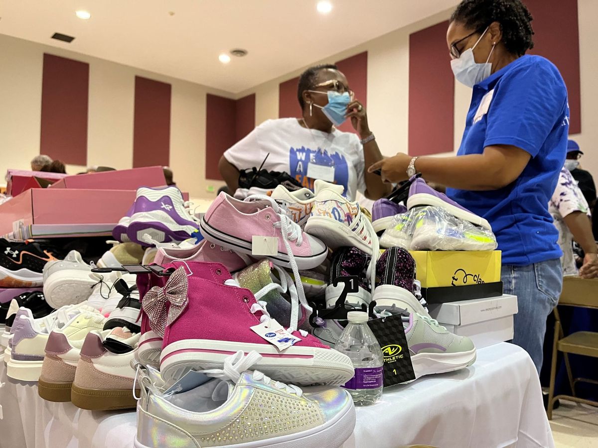 Back-to-school shoe event celebrates 20 years, with more than 120,000 pairs given out