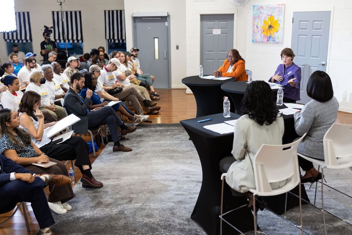 Holton, McDonnough stress importance of teachers, but differ on details at debate