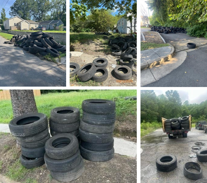 DPW had to retrieve 3,400 illegally dumped tires last year. It hopes cameras could help.