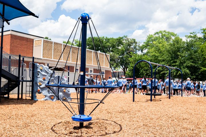 After years of advocacy, Chimborazo Elementary opens new playground
