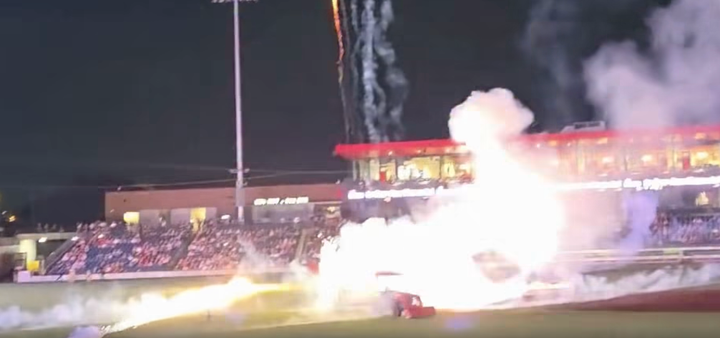 'In-Your-Face' Fireworks malfunction at Squirrels game; no serious injuries reported