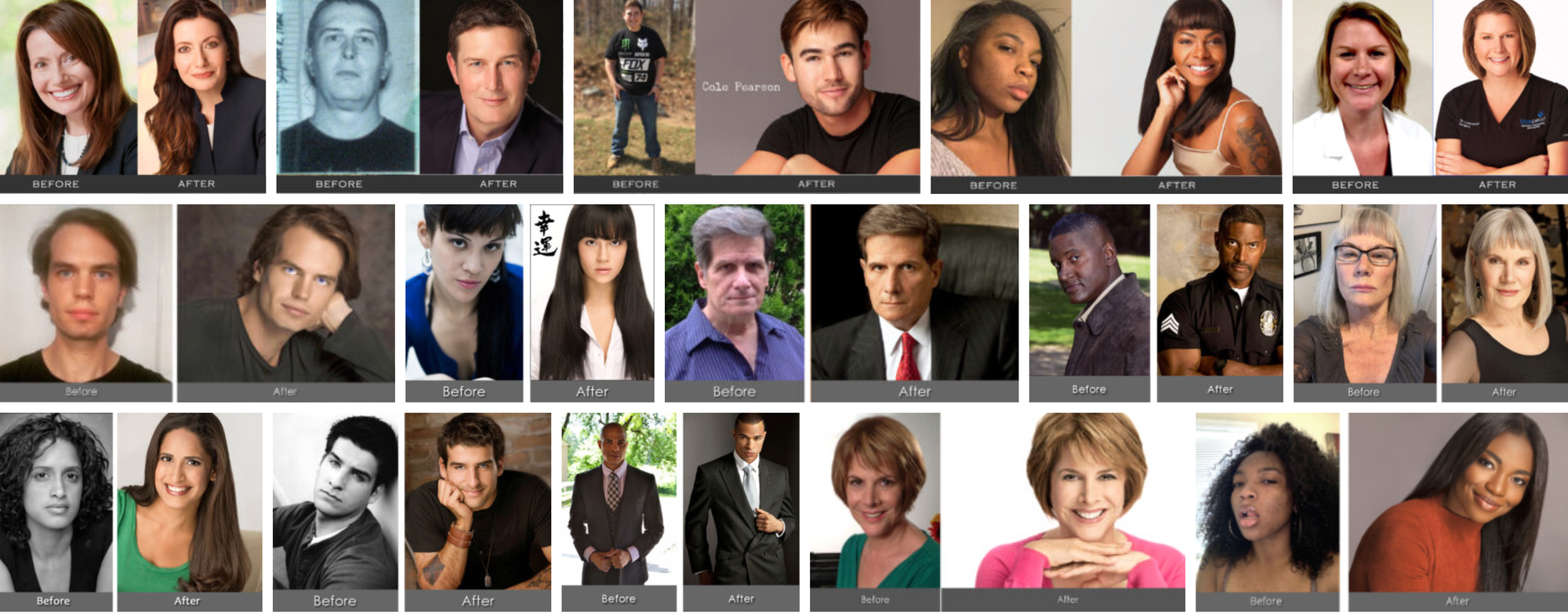 80s Headshots of Famous Artists