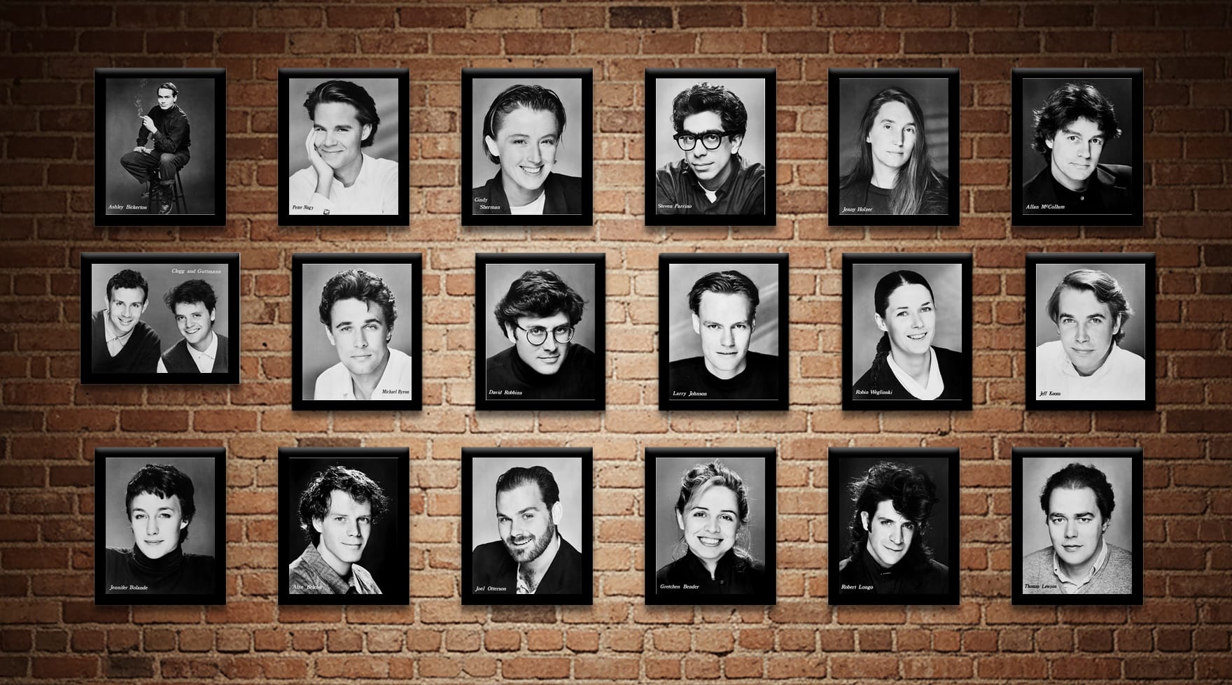 80s Headshots of Famous Artists