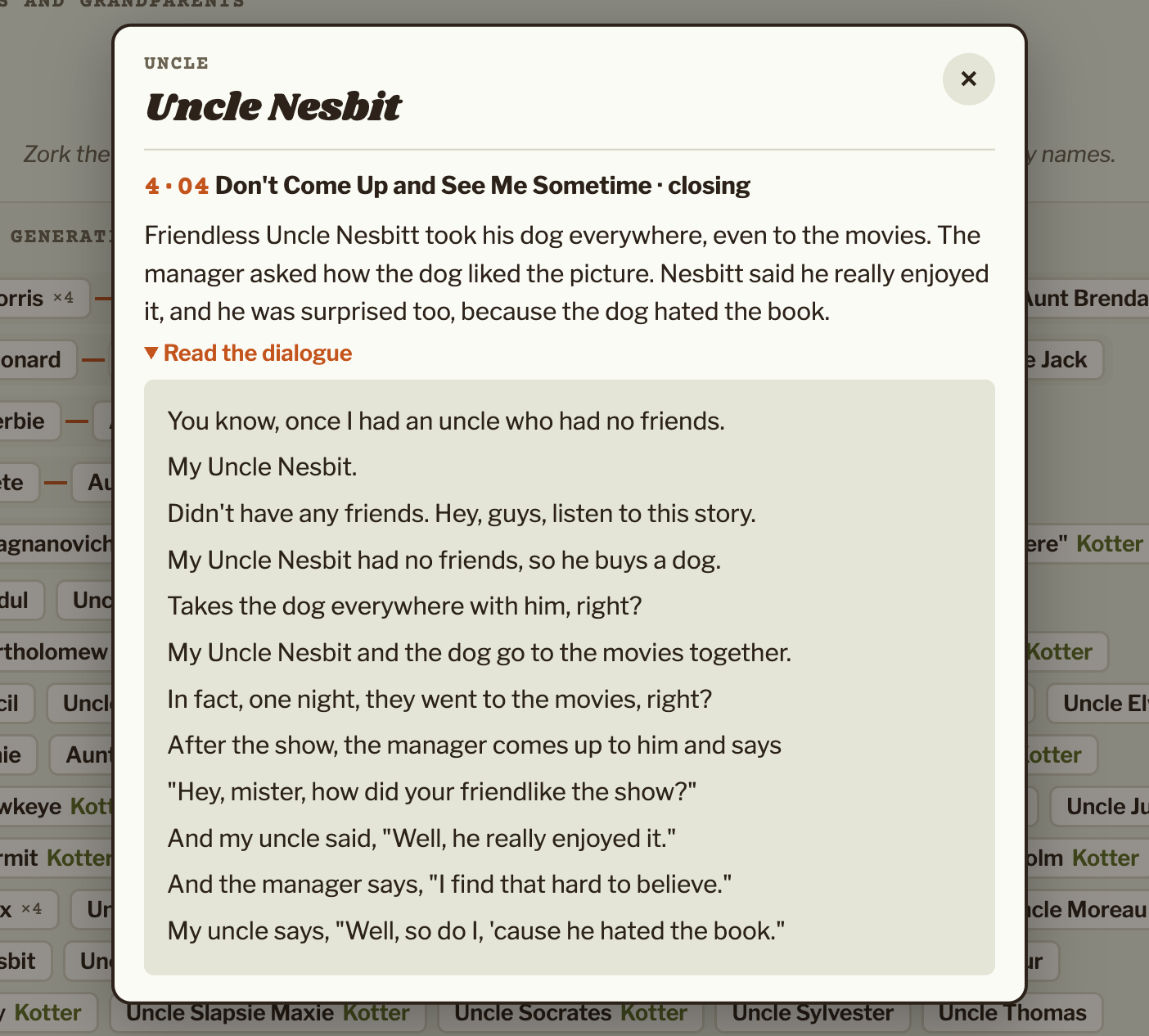 The “Welcome Back, Kotter” Searchable Family Archive