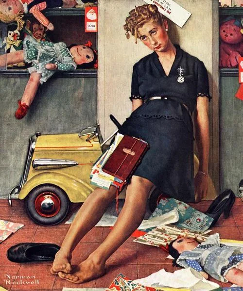 Tired Women in Art