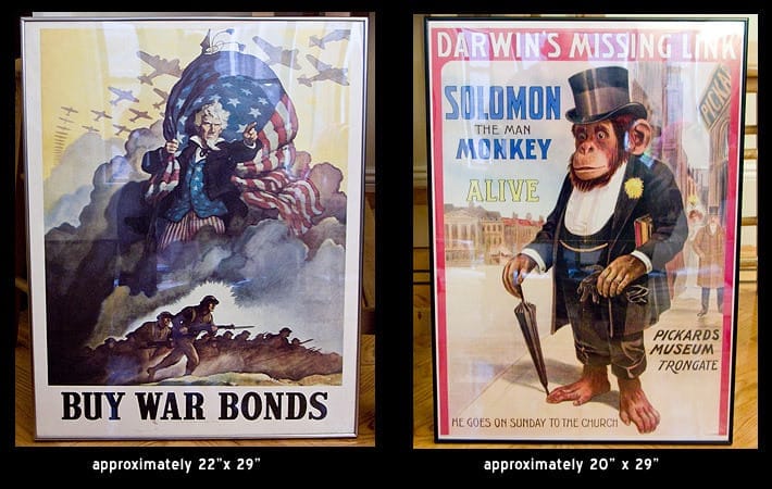 I’ve never been able to find much historical information about Solomon The Man Monkey. This poster and another showing him being arrested for drunken disorderly conduct are all I’ve ever found. Anybody know anything about him?