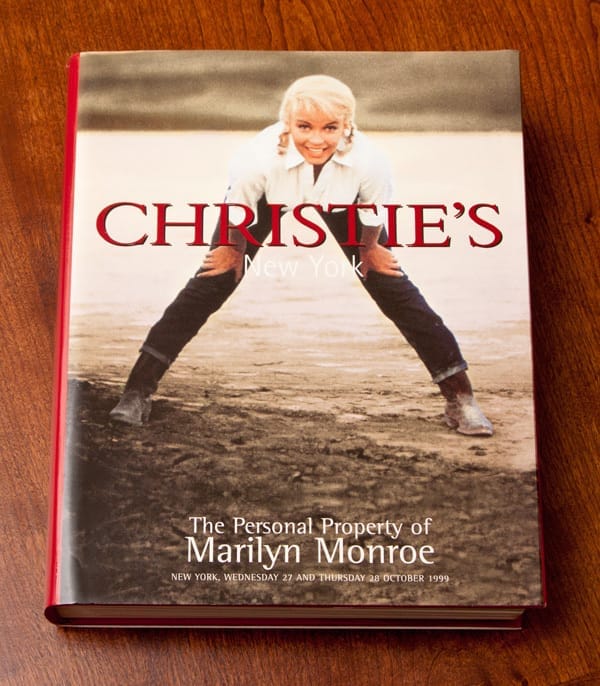 I got this when I worked on the auction at Christie’s. It was a nice catalog, but it was big and heavy and I never looked at it, which is probably why I got rid of it. I think I ended up getting around 60 bucks for it.