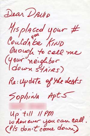 The Astoria Notes