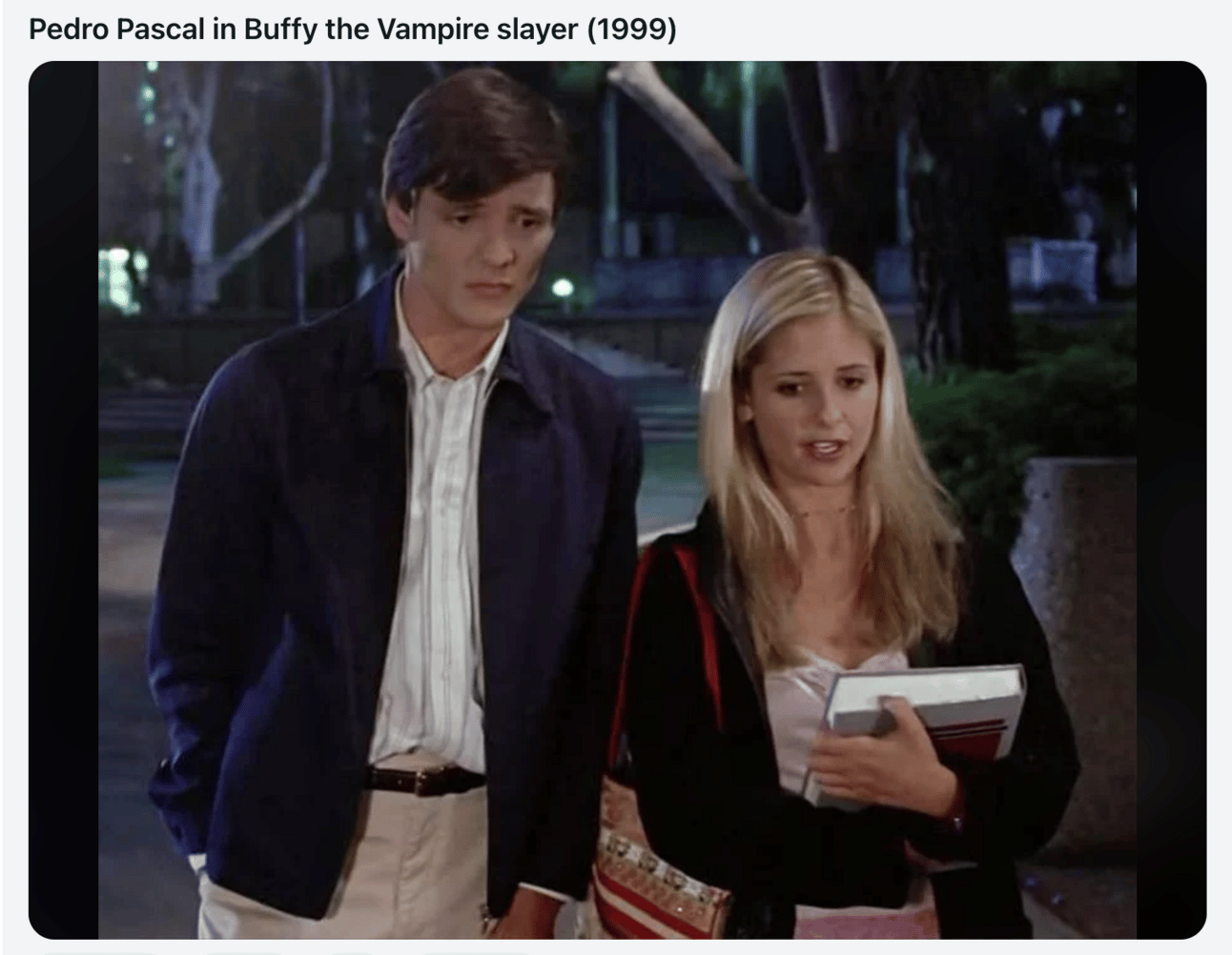 Did he just always look forty?