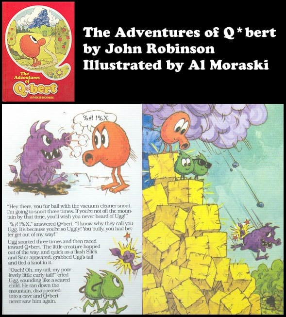 This ridiculous kids’ book about Q*bert did not sell. I still have it.