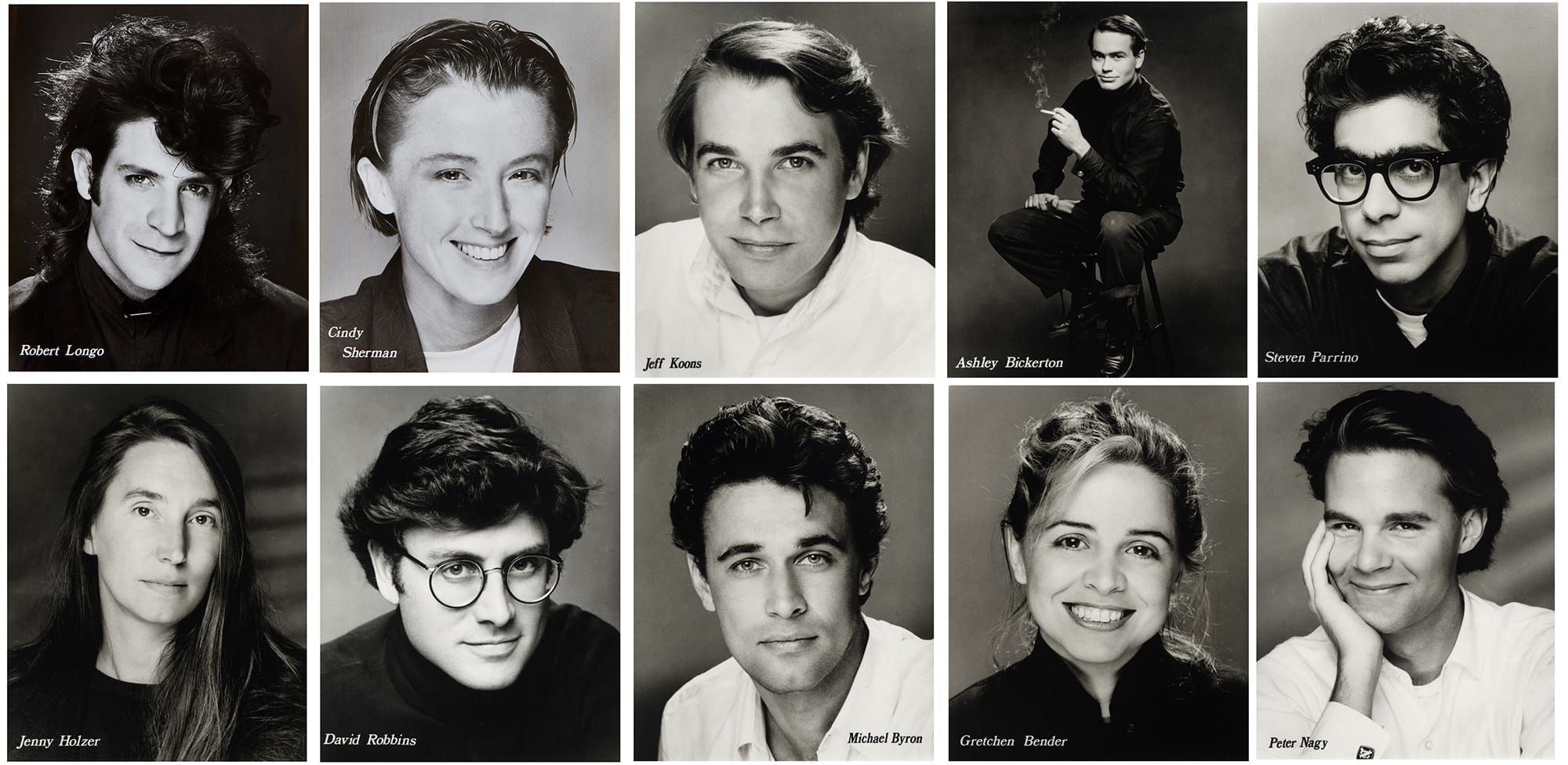 80s Headshots of Famous Artists