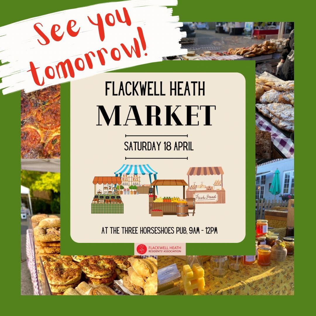 The Flackwell Heath Market at the Three Horseshoes Pub