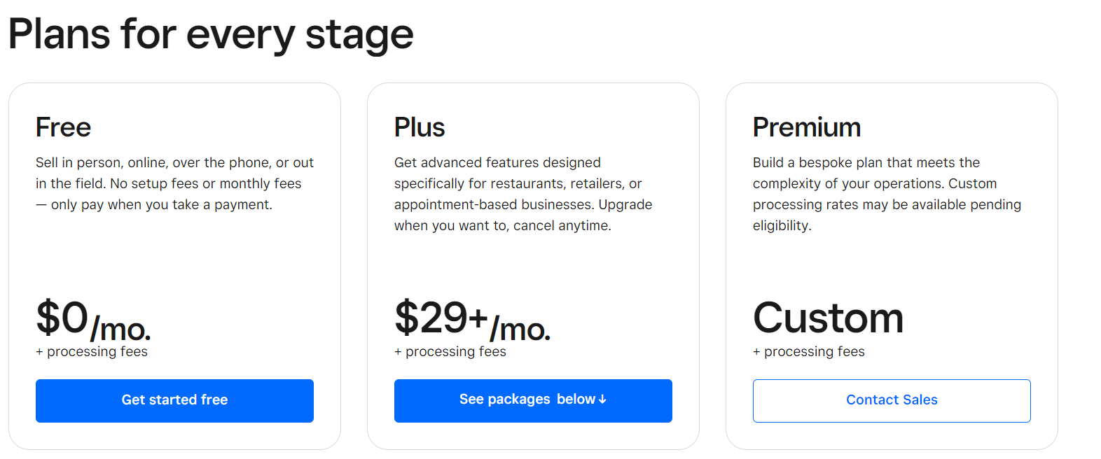 square vs shopify pricing