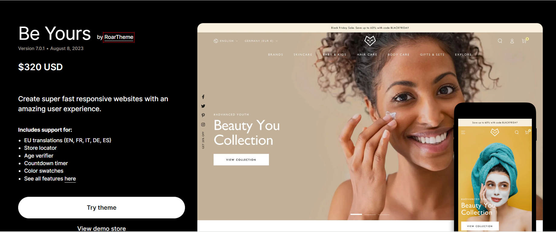 shopify minimal theme examples