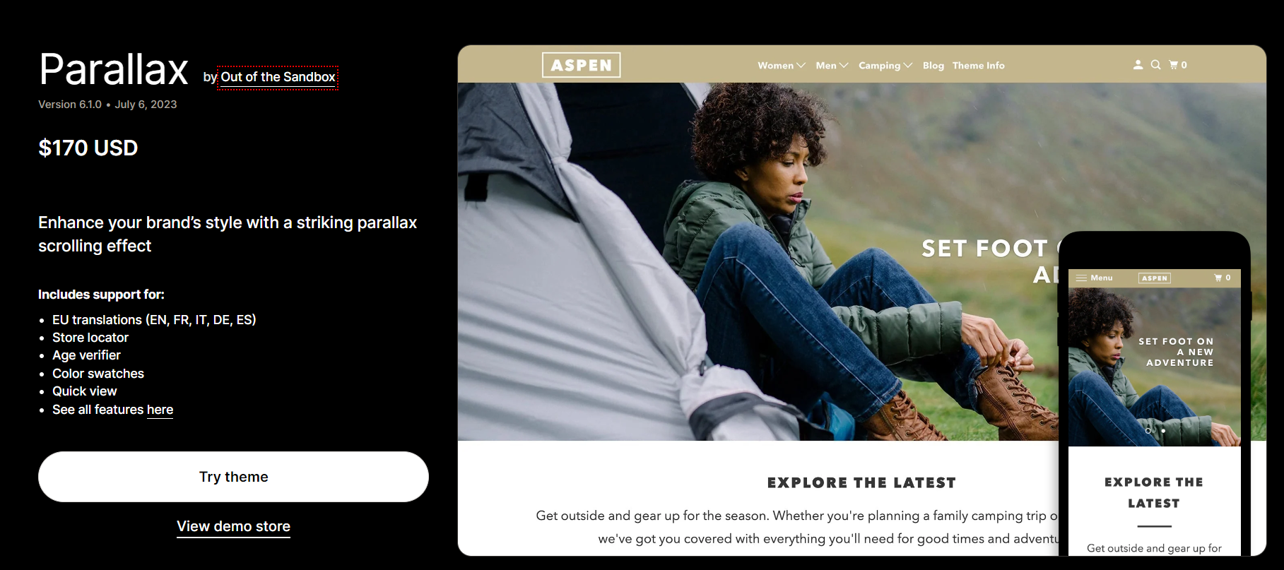 minimal shopify theme