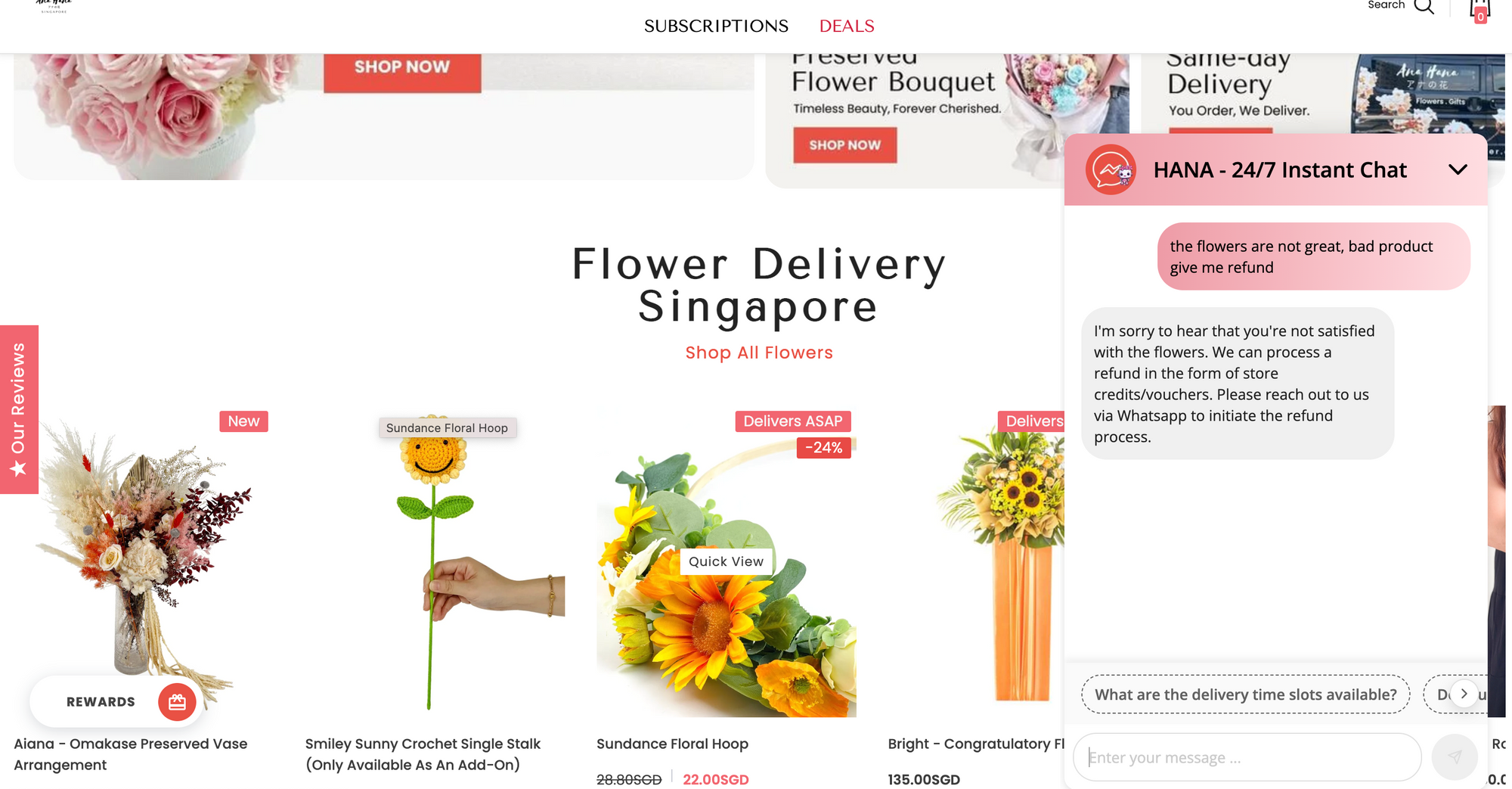 handle customer complaints