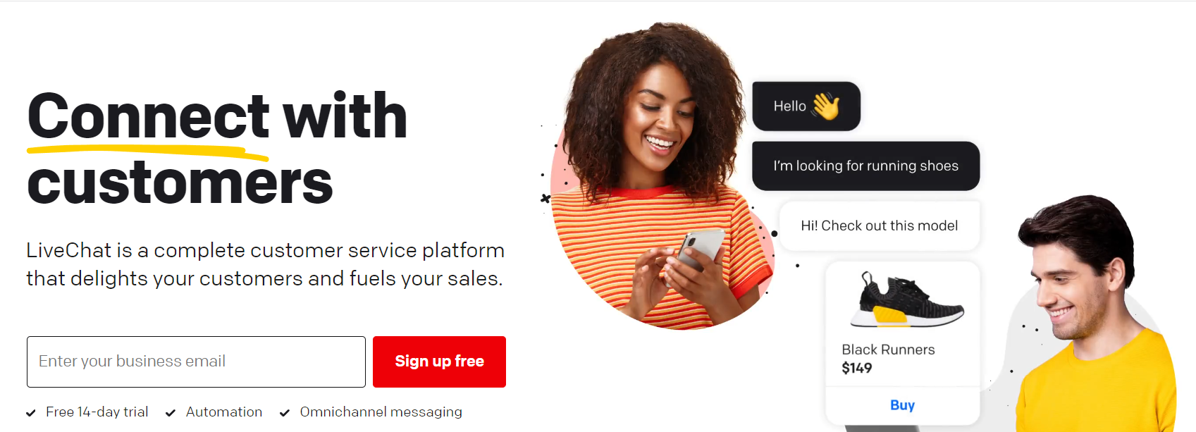 live chat for shopify