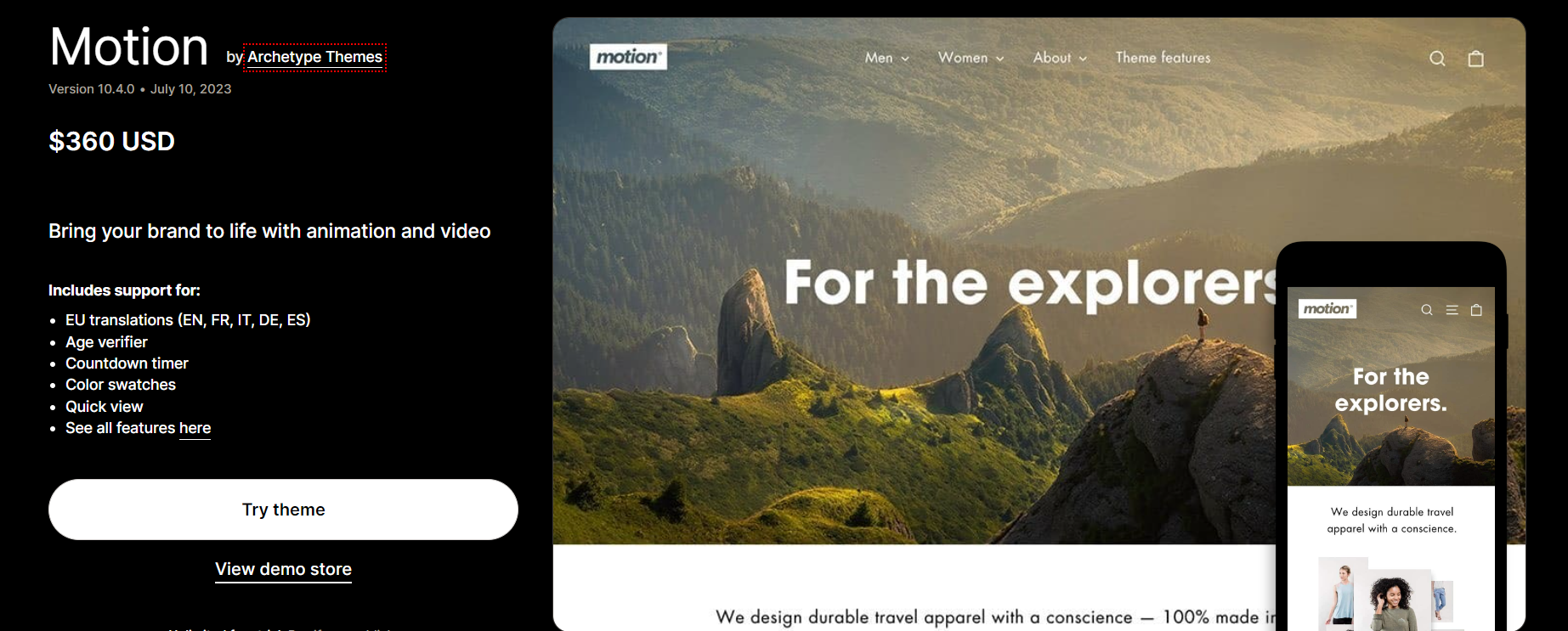 best fashion shopify themes