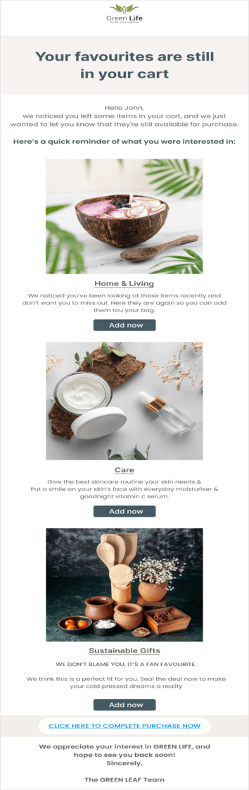 browse abandonment email best practices