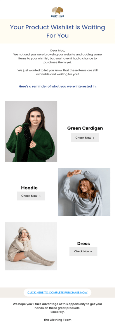browse abandonment email subject lines