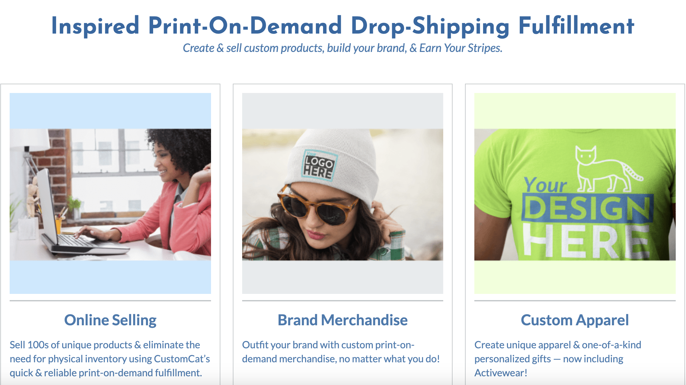 customcat print on demand
