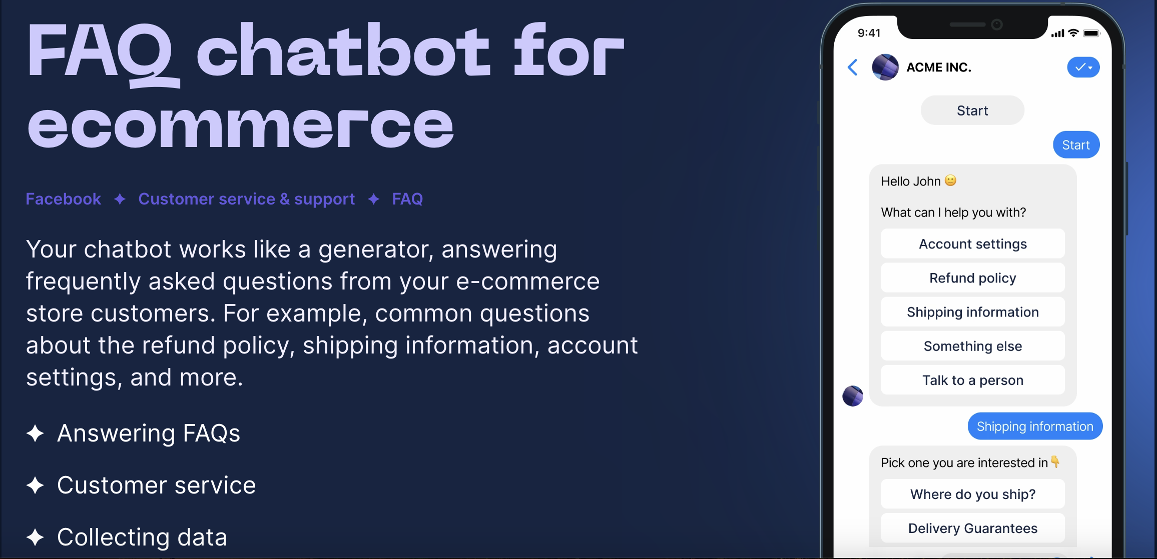 chatfuel chatbot templates