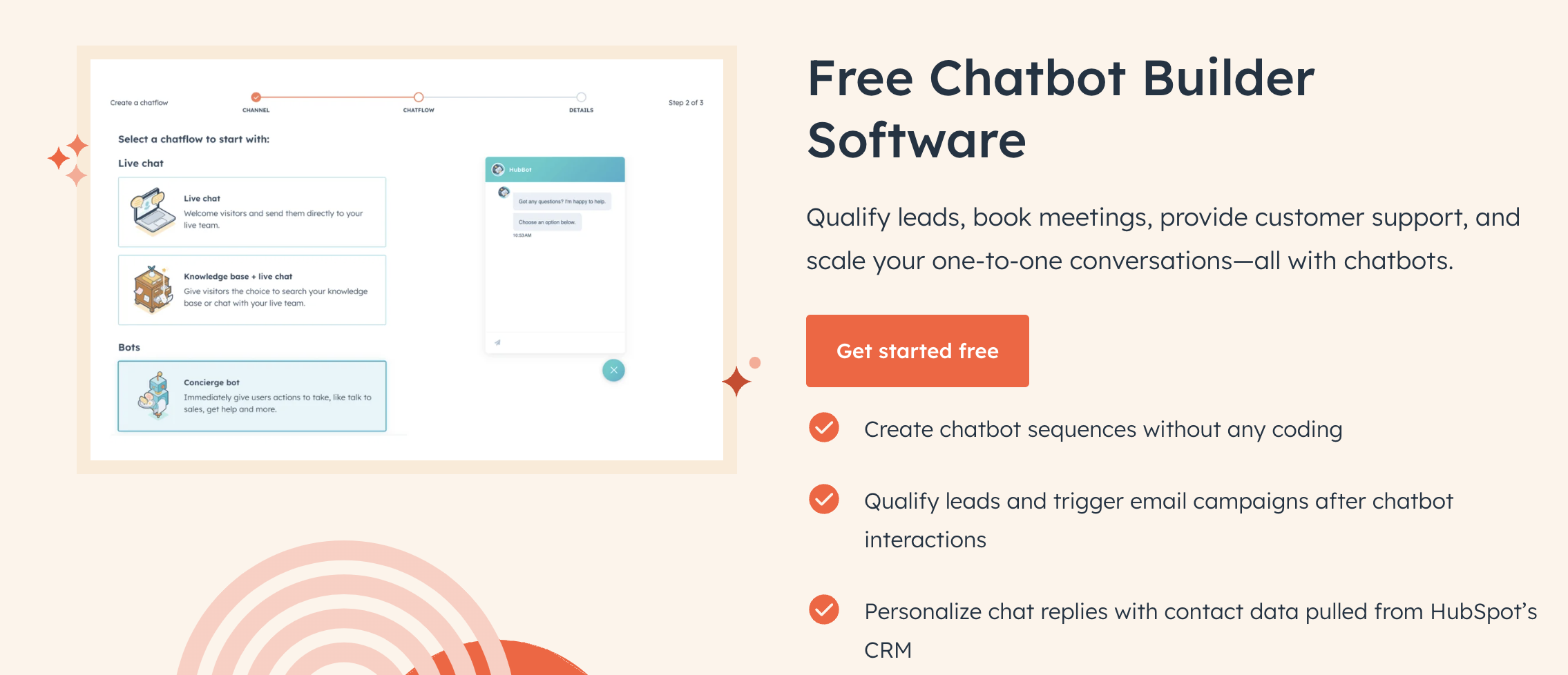 hubspot chatbot builder