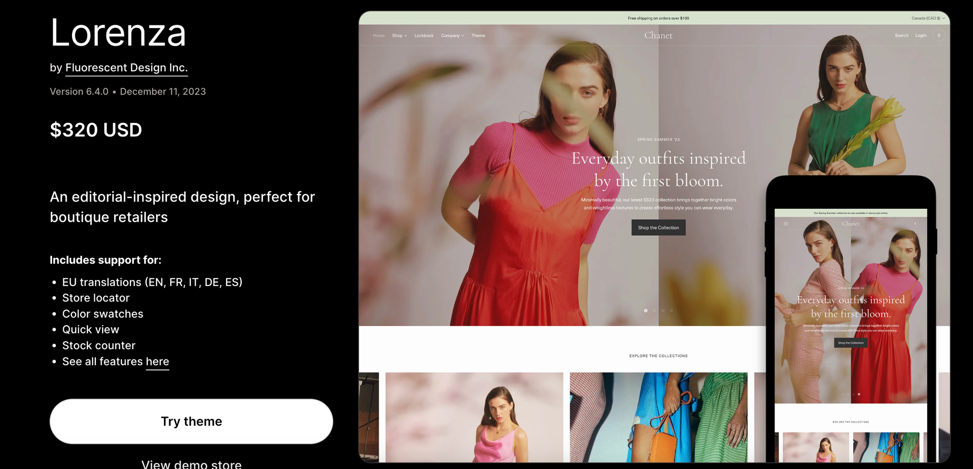 Lorenza Shopify Theme