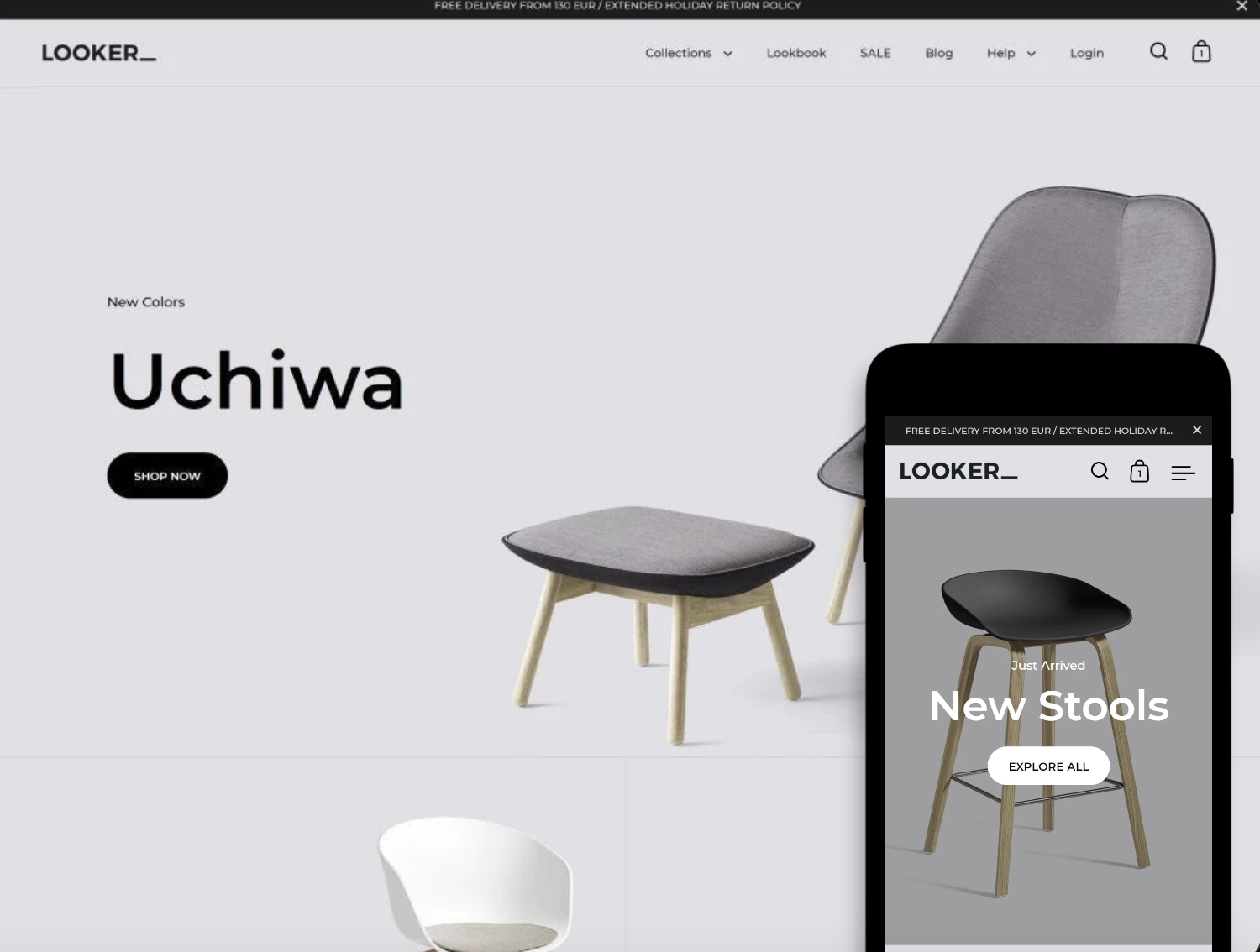 looker split theme