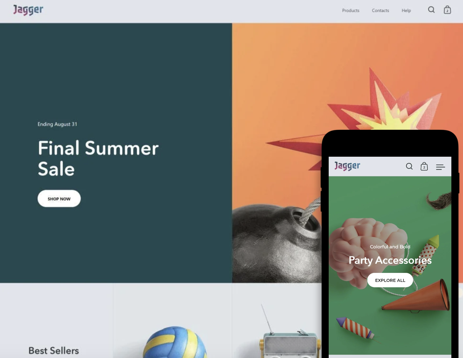 jagger shopify theme split