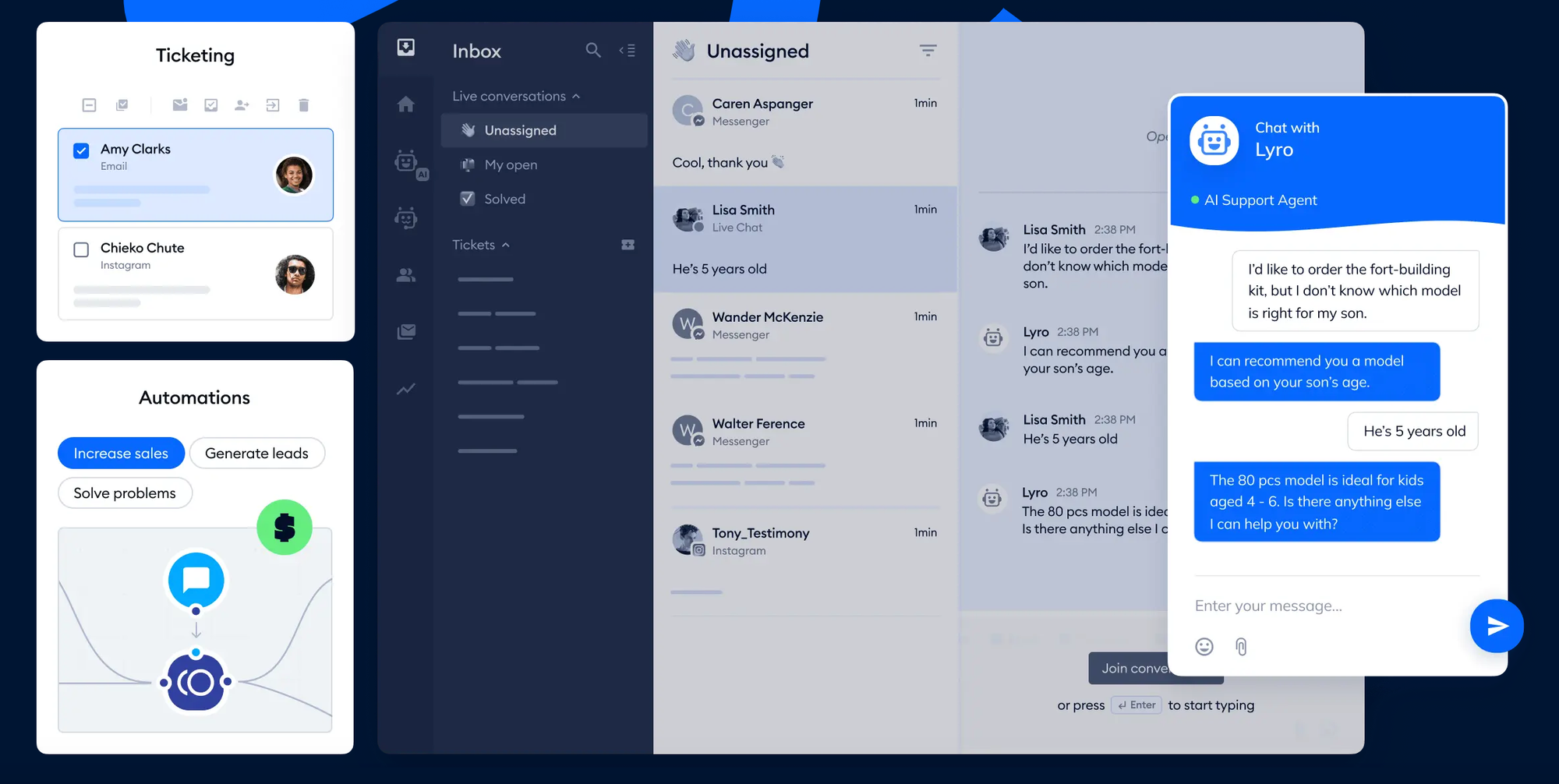chatbot widget for website