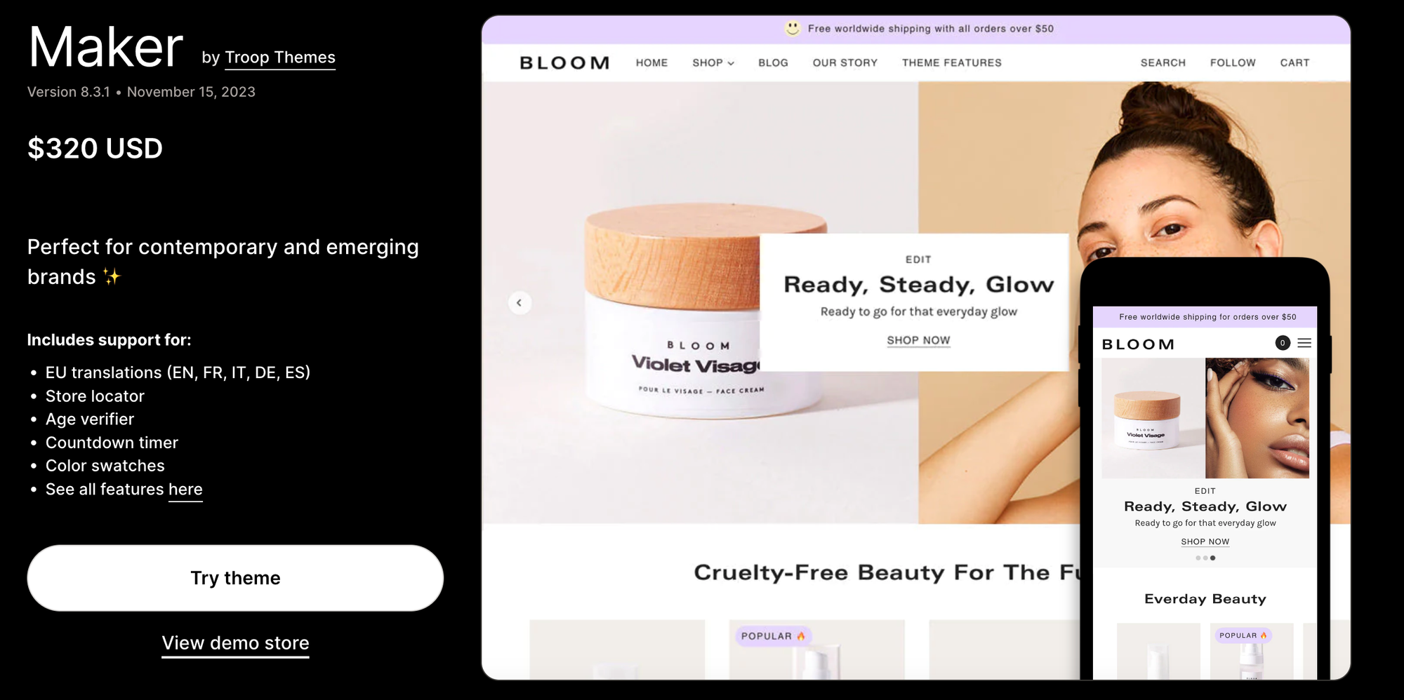 Maker Shopify Theme