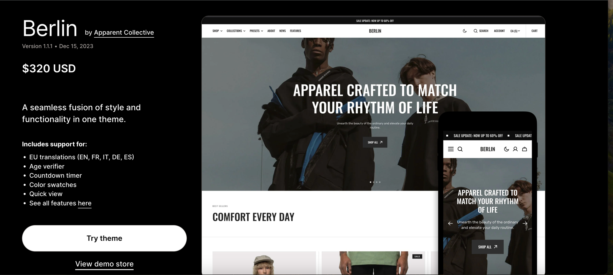 shopify capital theme