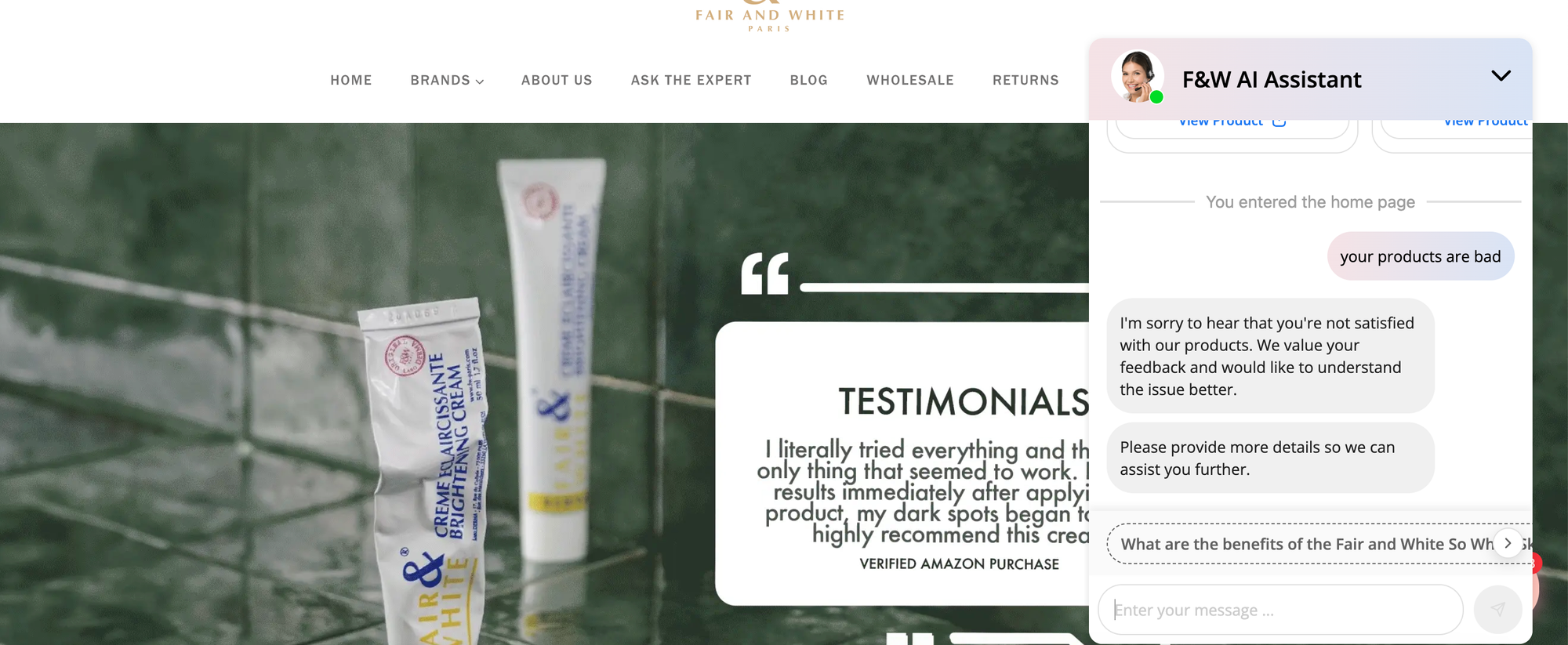 customer service scenarios