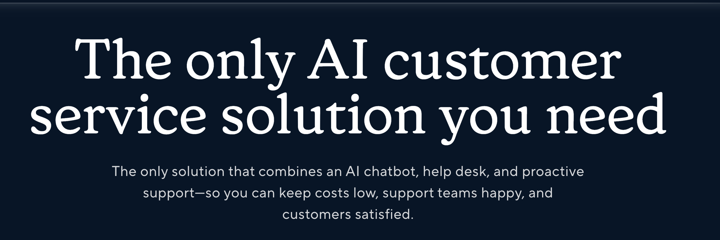 customer support chatbot