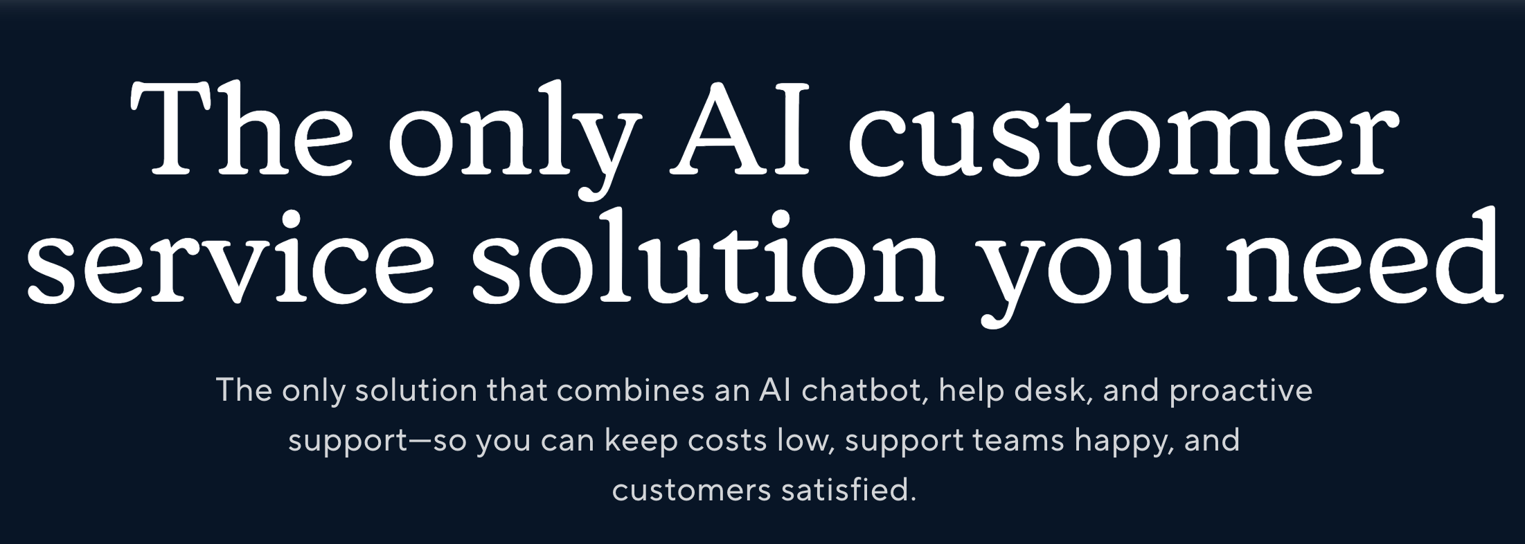 ai customer service