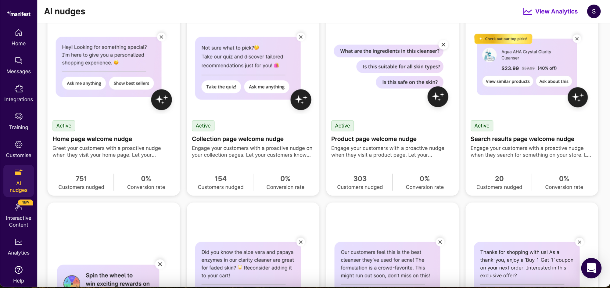 welcome message for chatbot
