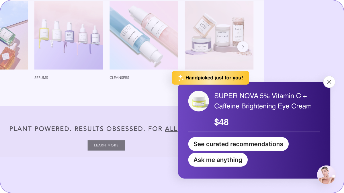 product display pop-ups