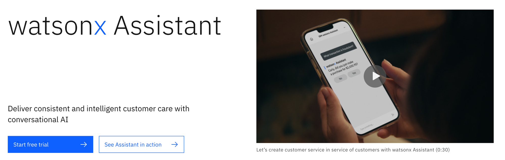 IBM Watson Assistant