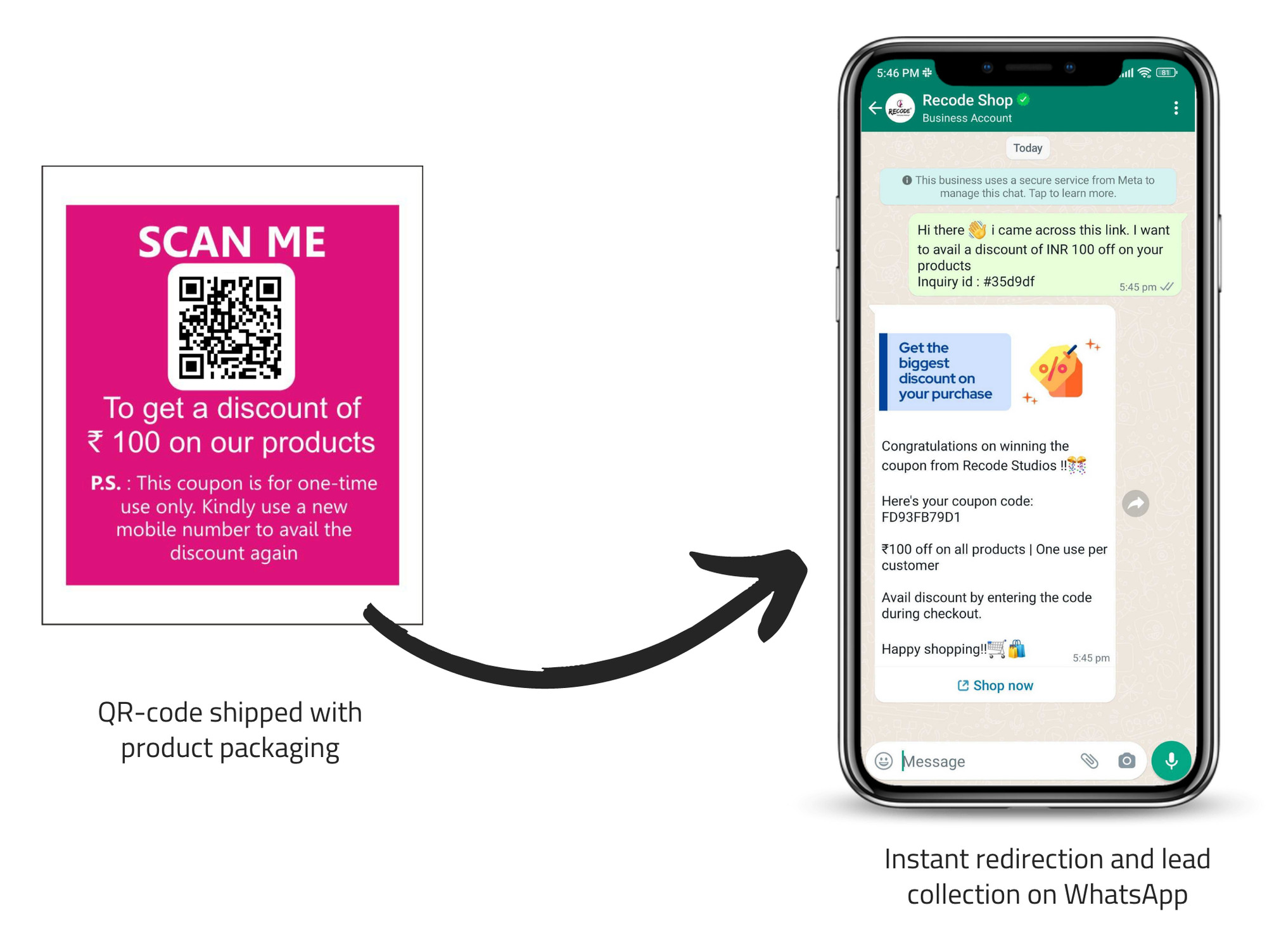 recode studio broadcast message
