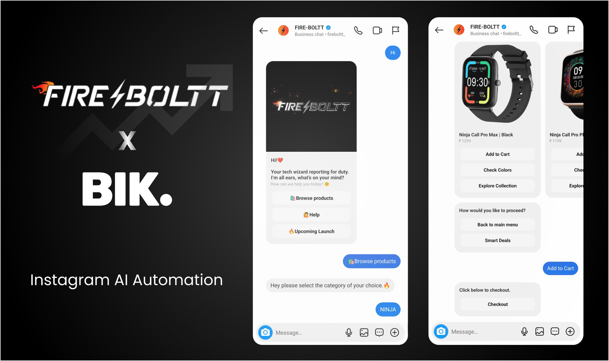 fireboltt instagram automation