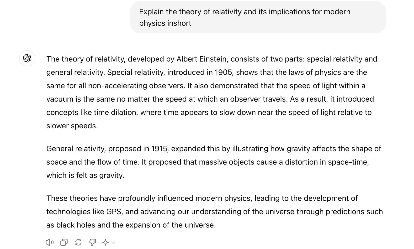 ChatGPT for Accuracy