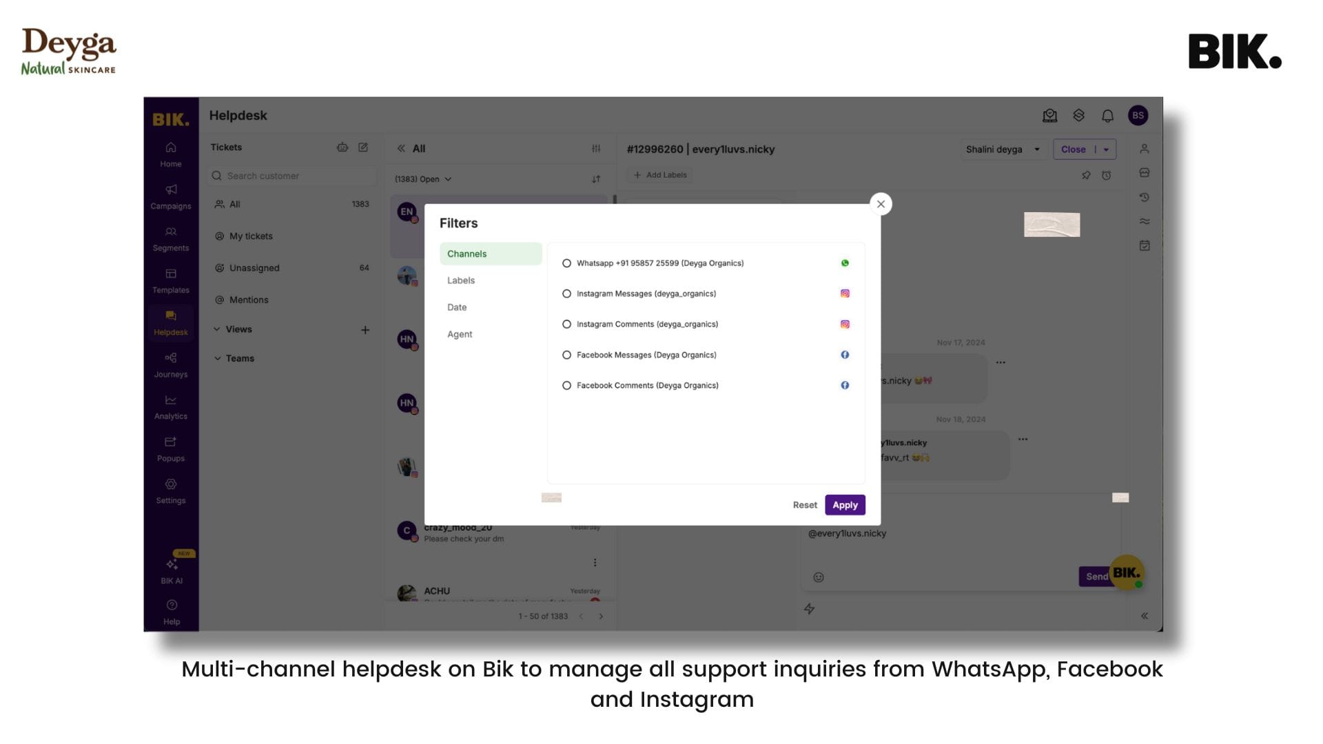 helpdesk integration- BIK