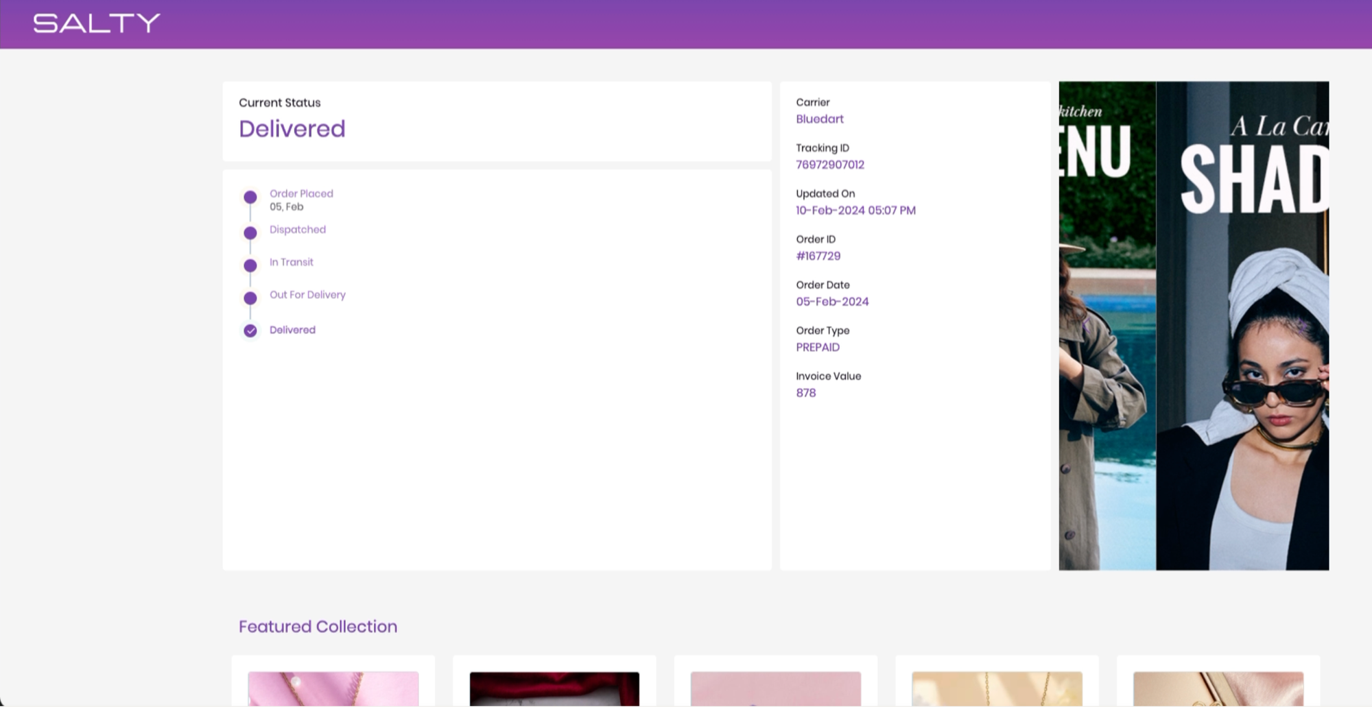 Delivery Partner Tracking Links