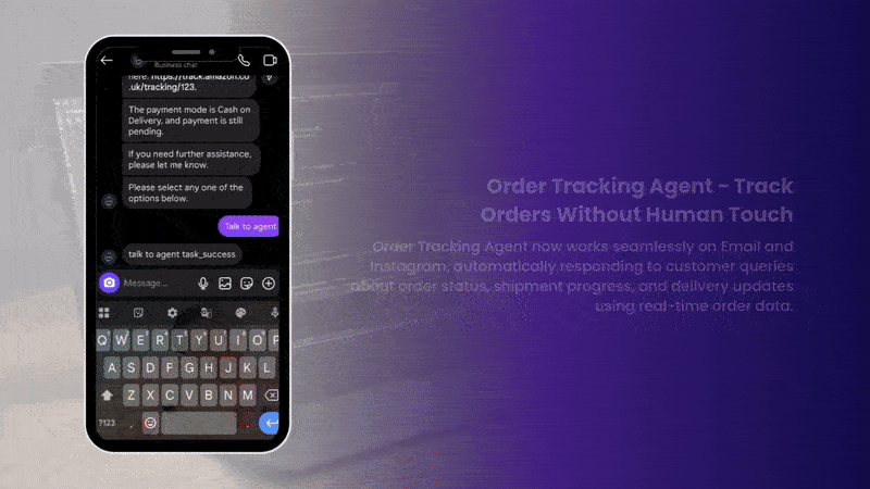 Order Tracking Agent - Track Orders Without Human Touch- bik.ai
