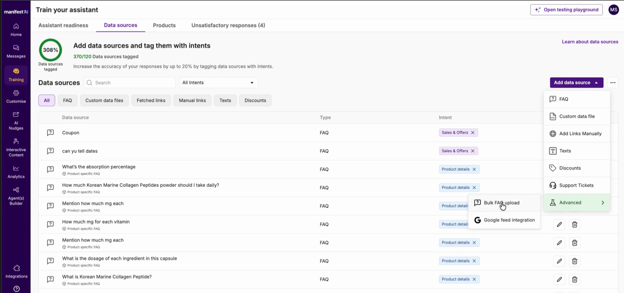 train your ai chatbot in minutes- bik.ai